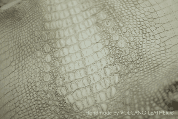 Da cá sấu Volcano Leather